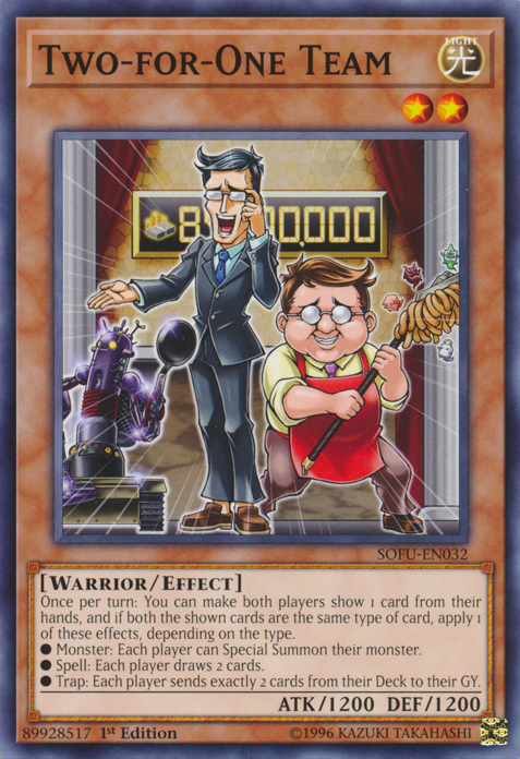 Two-for-One Team [SOFU-EN032] Short Print | Yugioh Single