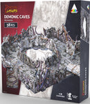 DUNGEONS AND LASERS CAVES SERIES DEMONIC CAVES PRE-PAINTED PRISMA CAST TERRAIN