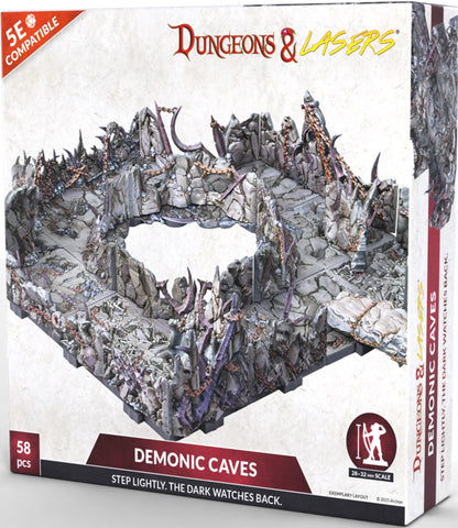 DUNGEONS AND LASERS CAVES SERIES DEMONIC CAVES TERRAIN