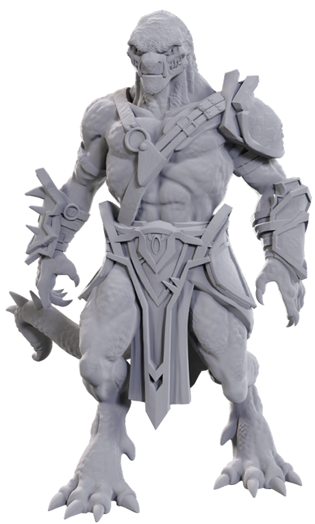DND UNPAINTED MINIS WV25 DRACONIAN MASTERMIND