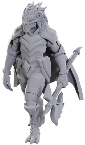 DND UNPAINTED MINIS WV25 DRAGONBORN OF TIAMAT
