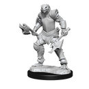 Female Dragonborn Figher D&D Unpainted Minis WV15