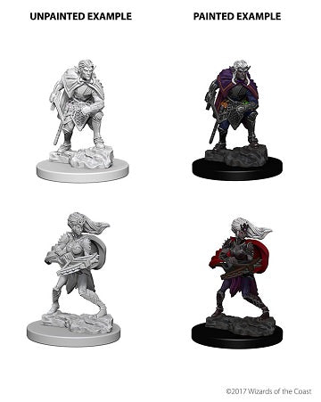 DND UNPAINTED MINIS WV4 DROW