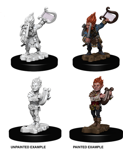 Male Gnome Bard Pathfinder Unpainted Minis WV5