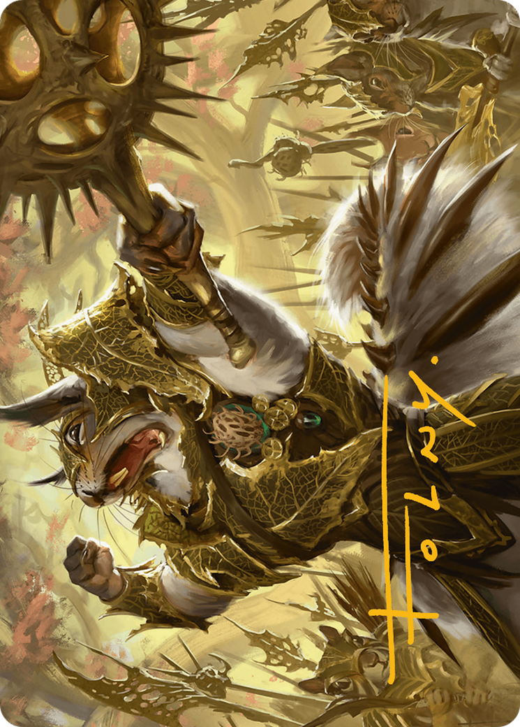 mtg bloomburrow signed art card Luminous Broodmoth (Gold-Stamped Signature) - Art Series: Magic The Gathering Bloomburrow Commander