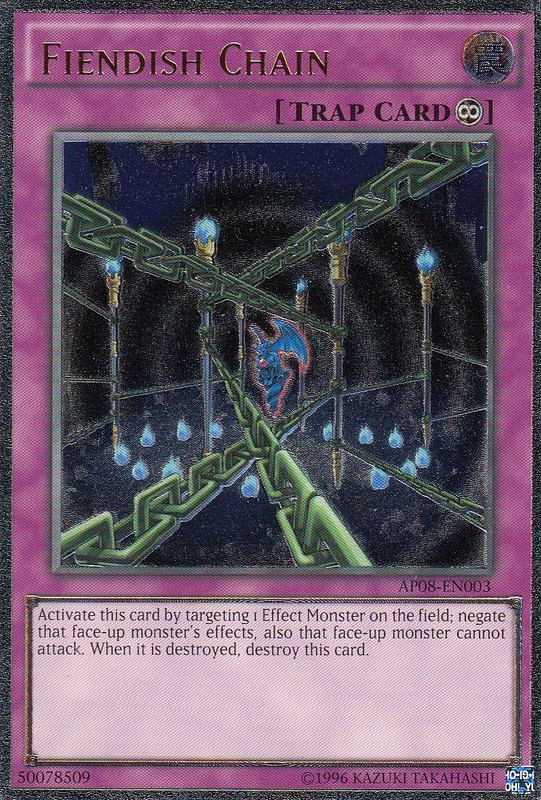 Fiendish Chain [AP08-EN003] Ultimate Rare | Yugioh Single