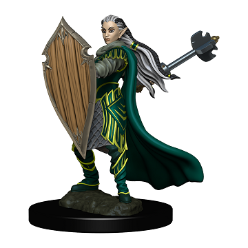 DND ICONS O/T REALMS ELF PALADIN FEMALE PREM FIG