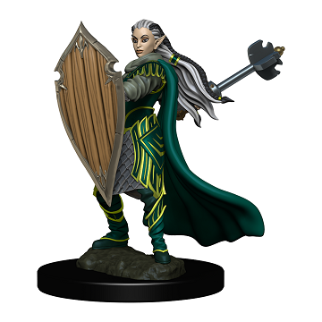 DnD Icons O/T Realms Elf Paladin Female Prem Fig