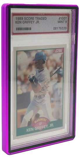 EVORETRO MAGNETIC CASE FOR PSA GRADED CARD PURPLE