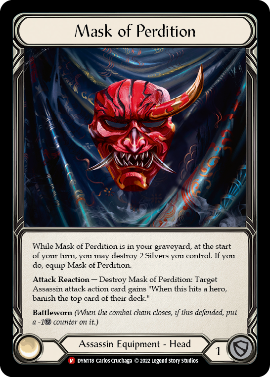 Mask of Perdition [DYN118] (Dynasty)  Cold Foil