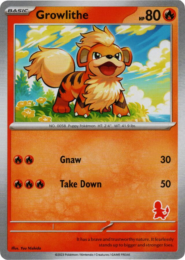 Growlithe [My First Battle] | Pokemon Single | Obsidian Games