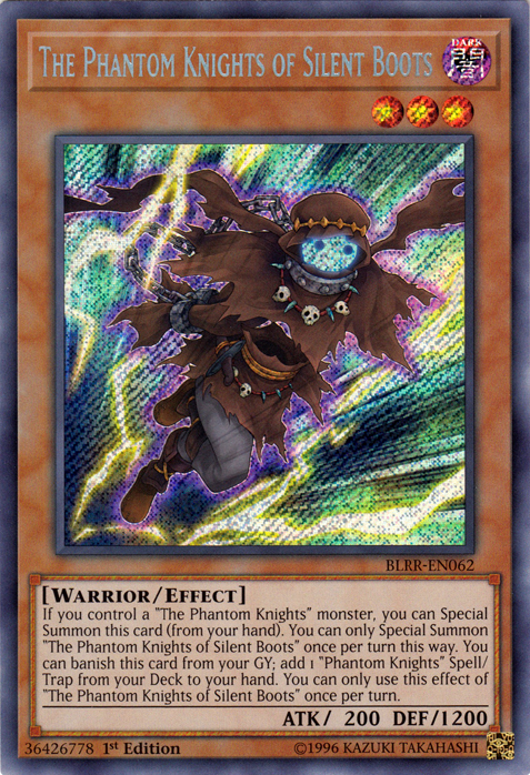 The Phantom Knights of Silent Boots [BLRR-EN062] Secret Rare | Yugioh  Single