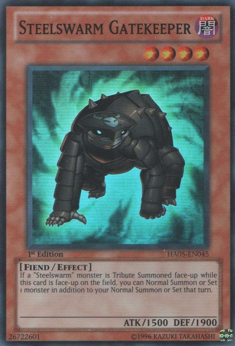Steelswarm Gatekeeper [HA05-EN045] Super Rare | Yugioh Single