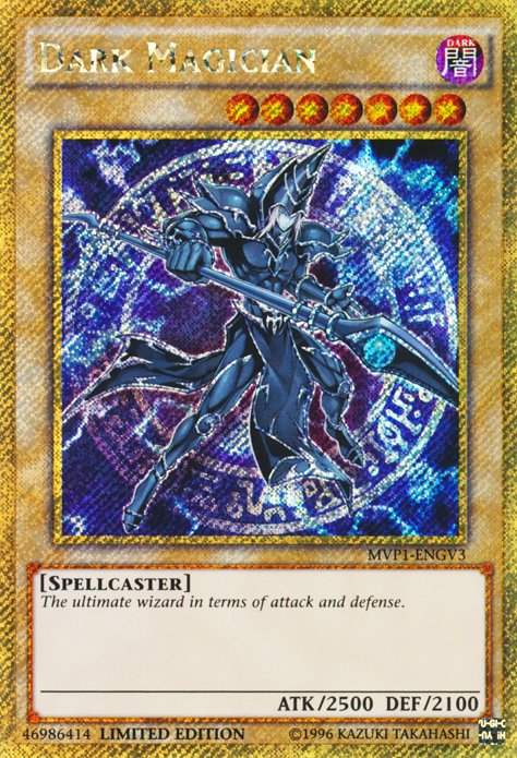 rare dark magician card Dark Magician [MVP1-ENGV3] Gold Secret Rare | Yugioh Single