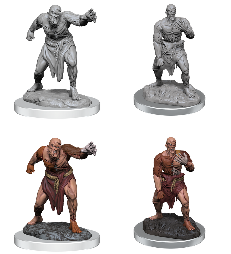 DND UNPAINTED MINIS WV17 FLESH GOLEMS