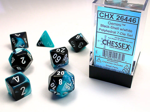 GEMINI 7-DIE SET BLACK-SHELL/ WHITE