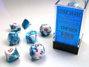 GEMINI 7-DIE SET ASTRAL-BLUE/RED