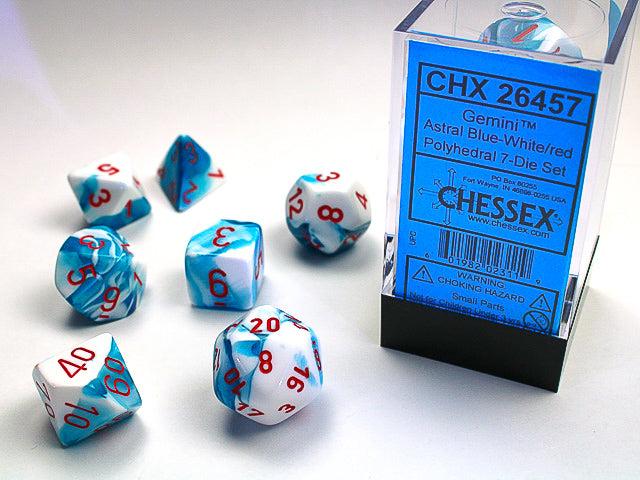 GEMINI 7-DIE SET ASTRAL-BLUE/RED