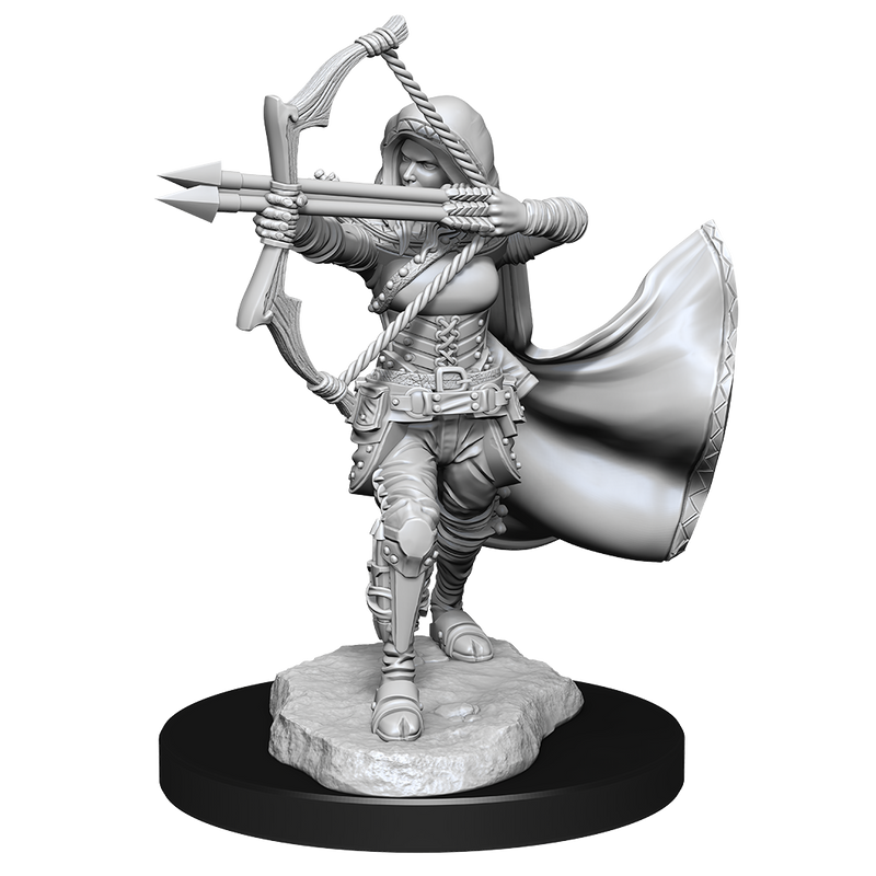 Female Air Genasi D&D Unpainted Minis WV15