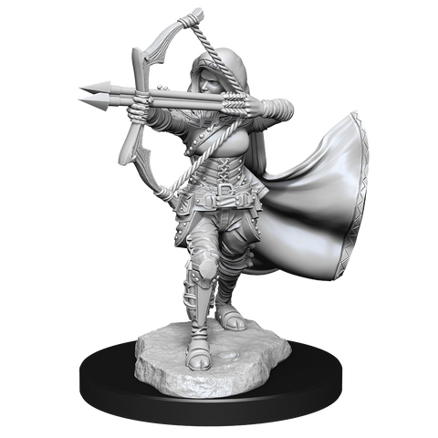 Female Air Genasi D&D Unpainted Minis WV15