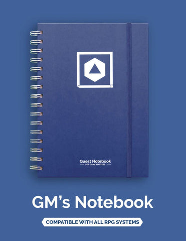 GAME MASTER'S QUEST JOURNAL HEROIC BLUE