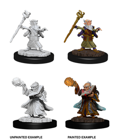 DND UNPAINTED MINIS WV6 MALE GNOME WIZARD