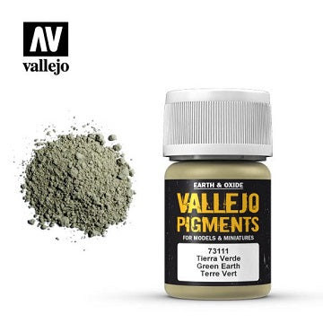 Vallejo Green Earth Pigment (30ml) VAL73111