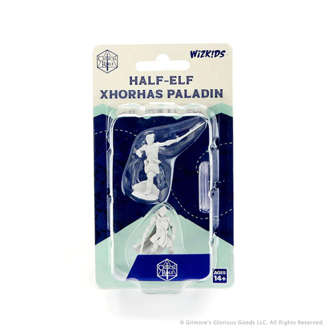 Half-Elf Xhorhas Paladin D&D Unpainted Minis WV1 (Critical Role)