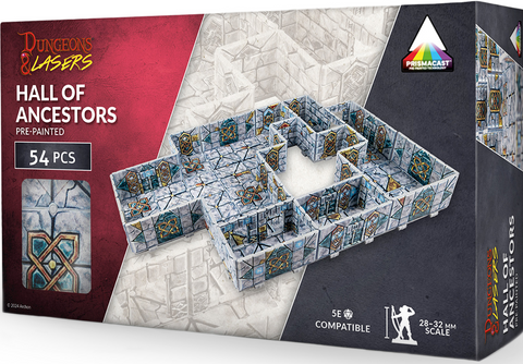 DUNGEONS AND LASERS PRE-PAINTED TERRAIN HALLS OF ANCESTORS
