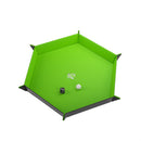 Gamegenic Hexagonal Green and Black Dice Tray