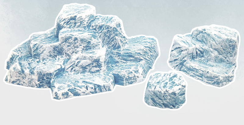 Monster Scenery: Snowy Hills