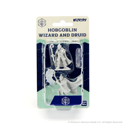 Male Hobgoblin Wizards and Druid D&D Unpainted Minis WV1 (Critical Role)