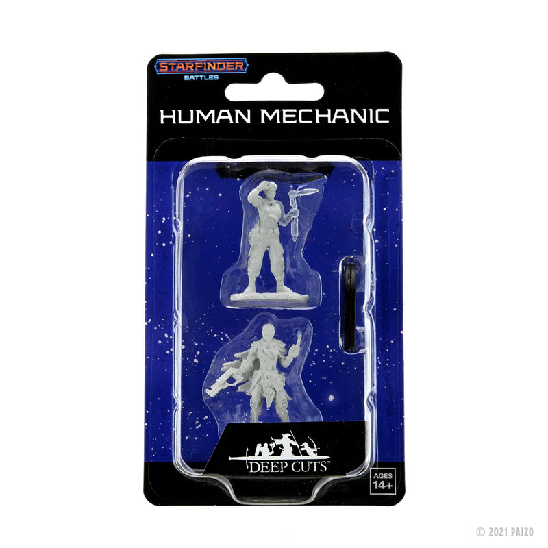 Human Mechanic Starfinder Unpainted Minis WV15