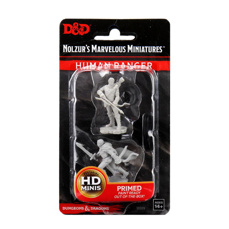 Male Human Ranger D&D Unpainted Minis WV13