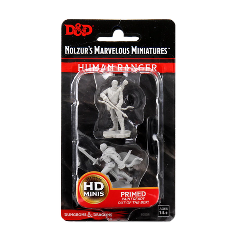 Male Human Ranger D&D Unpainted Minis WV13