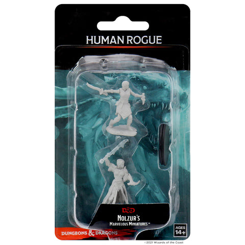 Female Human Rogue D&D Unpainted Minis WV10