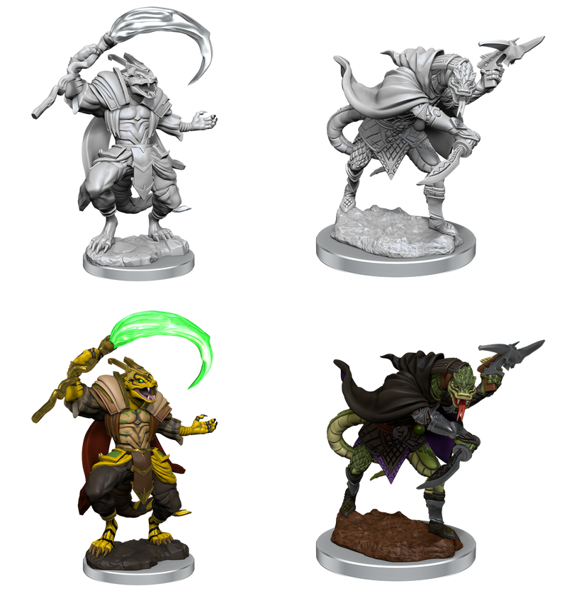 Serpentfolk Pathfinder Unpainted Minis WV17