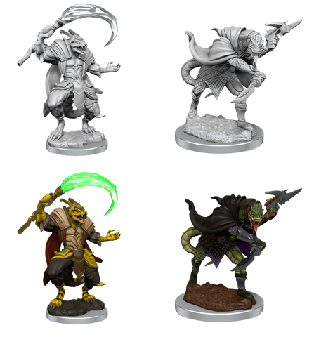 Serpentfolk Pathfinder Unpainted Minis WV17