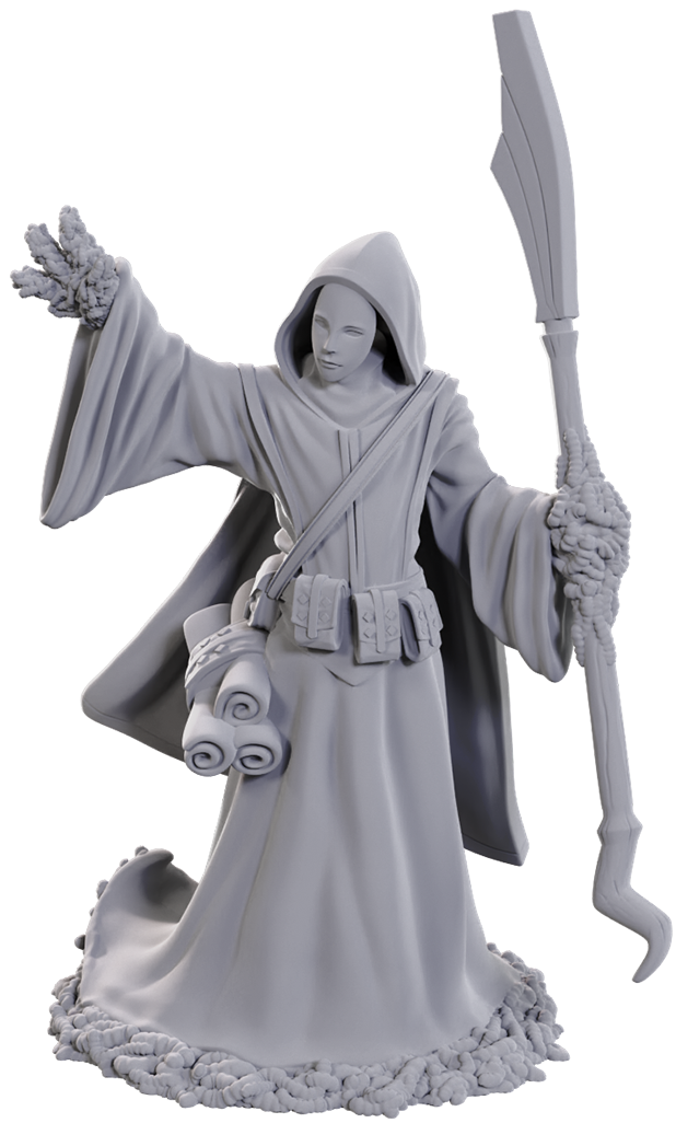 DND UNPAINTED MINIS WV25 STAR SPAWN LARVA MAGE