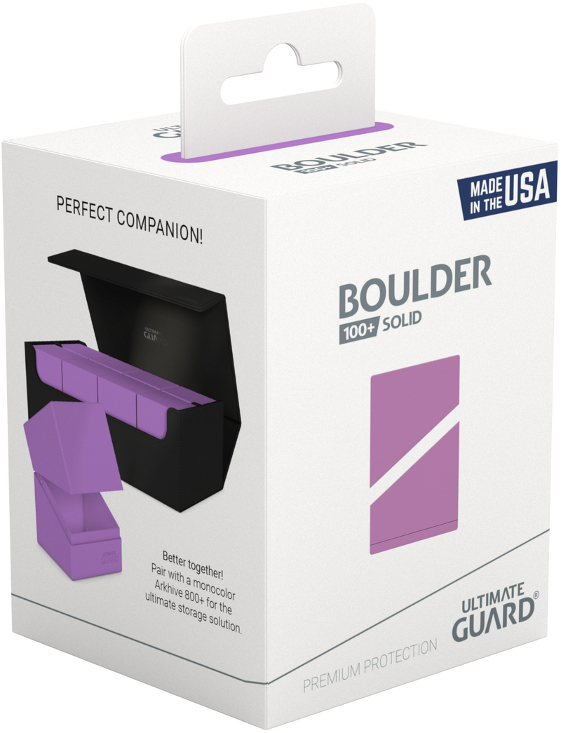 Ultimate Guard Boulder Solid Blue Deck Case (100+)