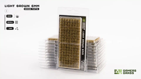 Gamers Grass Light Brown 6mm Tuft - Small
