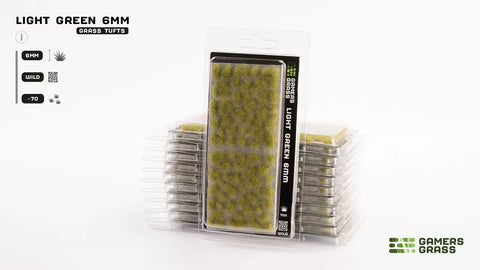 Gamers Grass Light Green 6mm Tuft - Wild