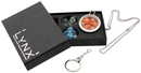 MINI DICE LOCKET/HANGER WITH CHAIN AND KEYCHAIN