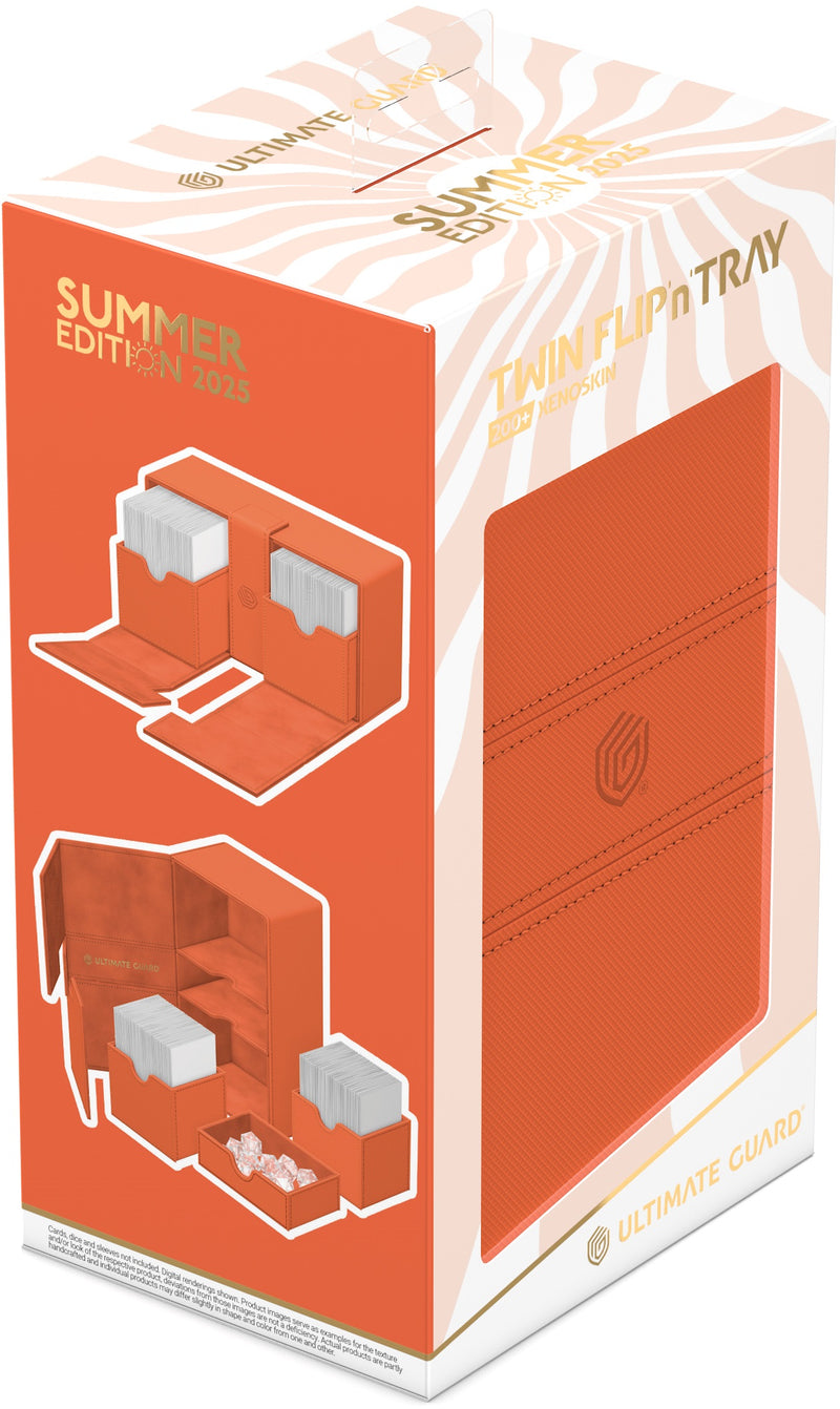 UG FLIP N TRAY DECK CASE 200+ SUMMER EDITION PEACH