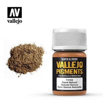 Vallejo 73105 Natural Siena Pigment (30ml) VAL73105