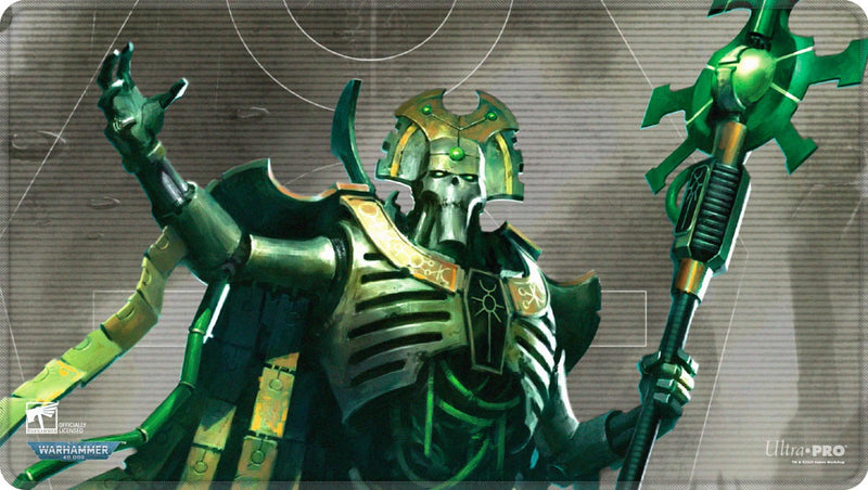 UP PLAYMAT WARHAMMER 40K NECRON CODEX ALIGNED STITCHED