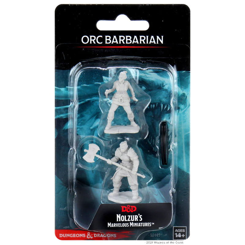 Female Orc Barbarian D&D Unpainted Minis WV13