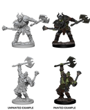 Male Half-Orc Barbarian Pathfinder Unpainted Minis WV3