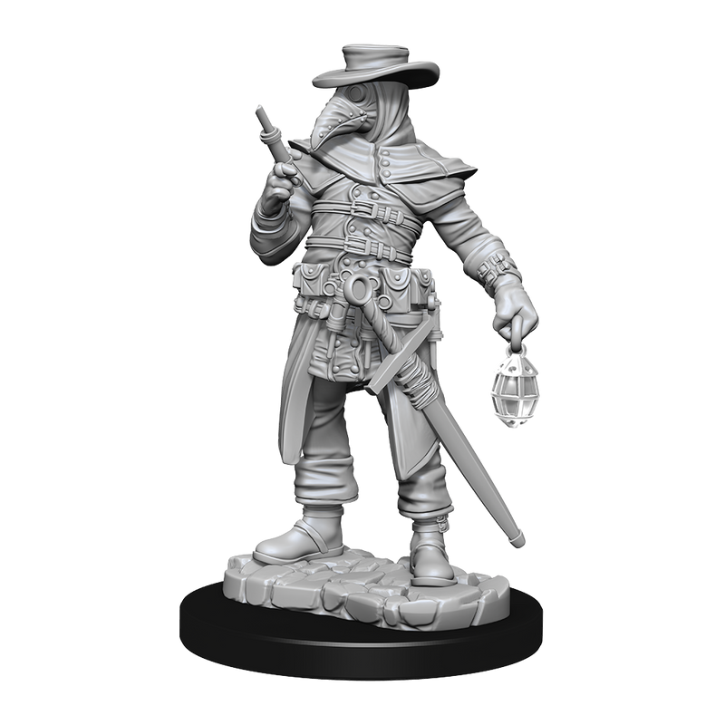 Plague Doctor and Cultist Wizkids Unpainted Minis WV15