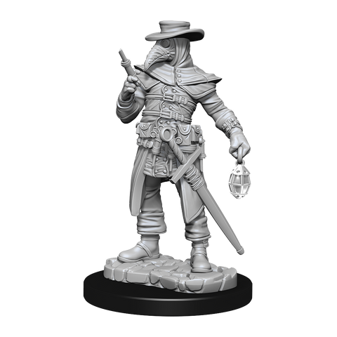 Plague Doctor and Cultist Wizkids Unpainted Minis WV15